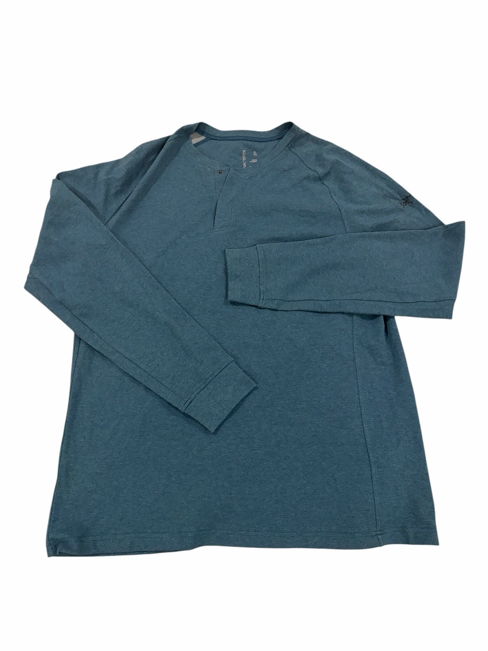 Arc’teryx Sirrus Henley Shirt Men’s XL Blue Long Sleeve Performance EUC